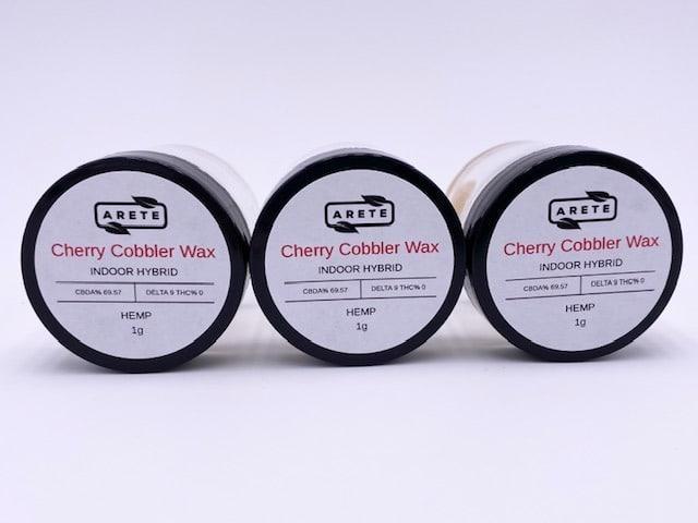 The product image for Cherry Cobbler CBD Wax