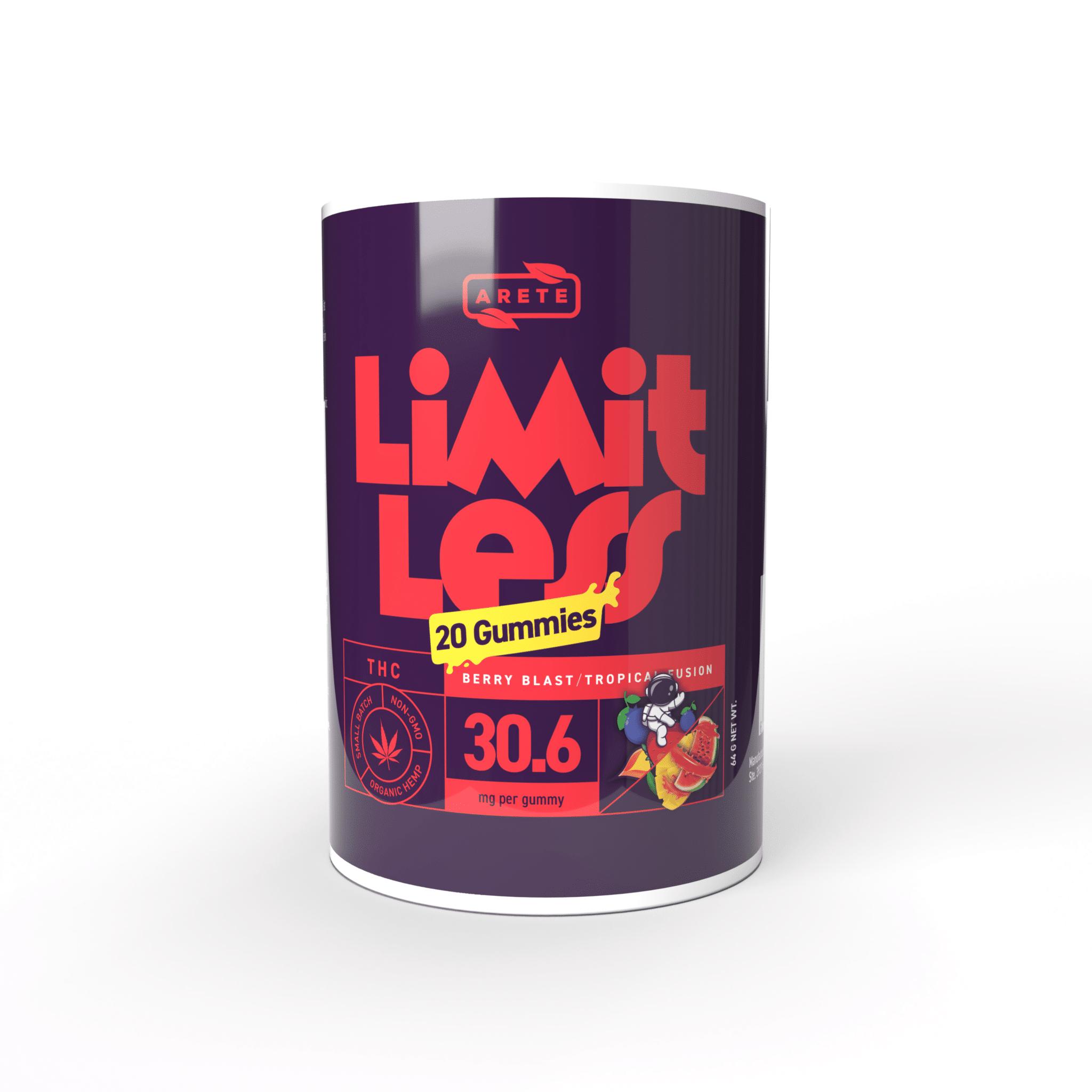 A gallery image for Limitless Delta 8, 9 and 10 THC Gummies