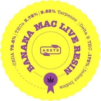 A gallery image for Banana Mac Live Resin (High THCa)
