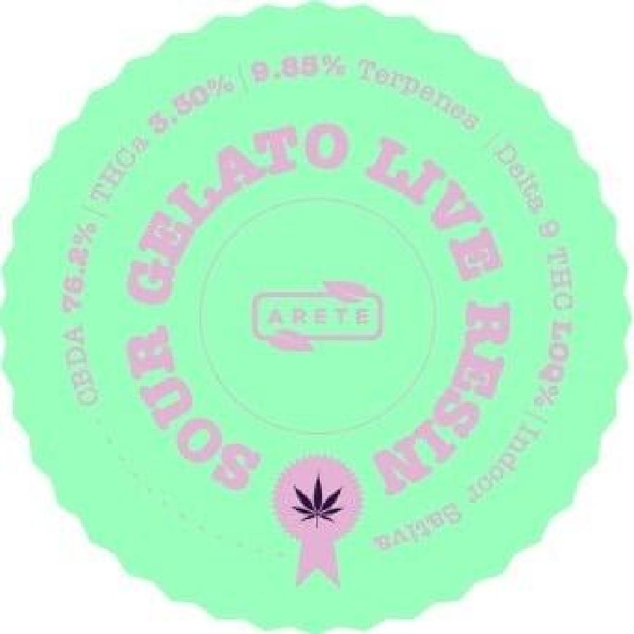 A gallery image for Sour Gelato Live Resin (High THCa)