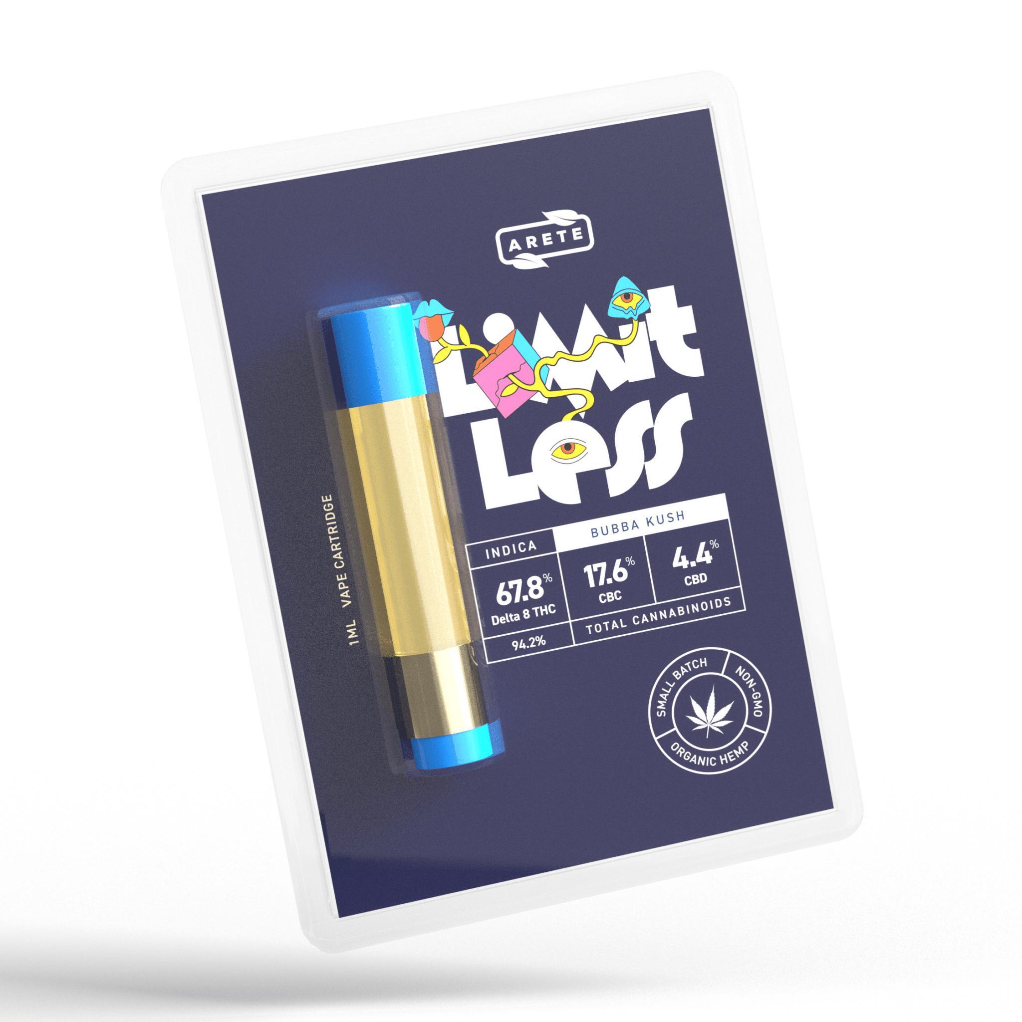 A gallery image for Limitless Delta 8 CBC Vape Cartridge Bundle Variety Pack