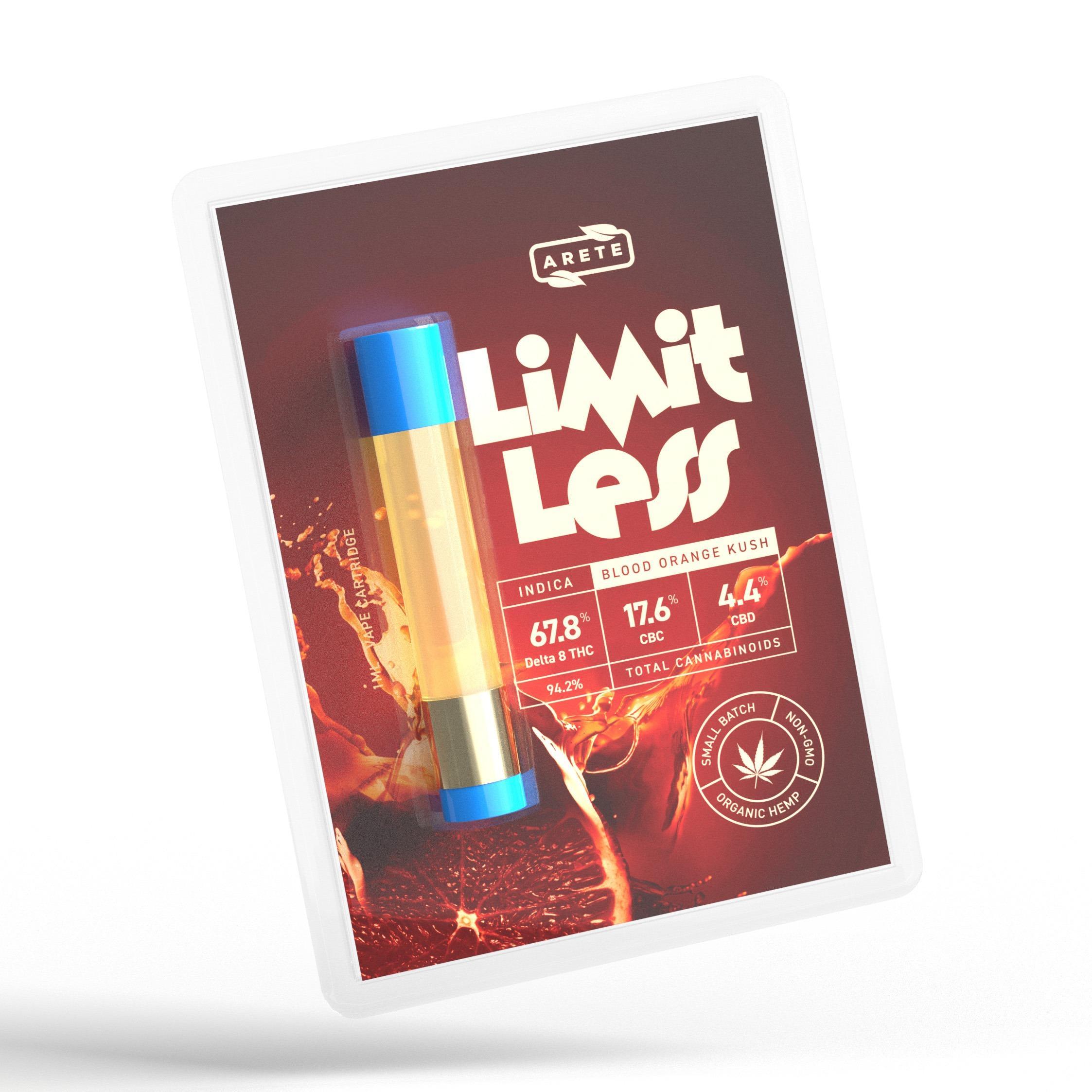 The product image for Limited Edition Limitless THC Carts