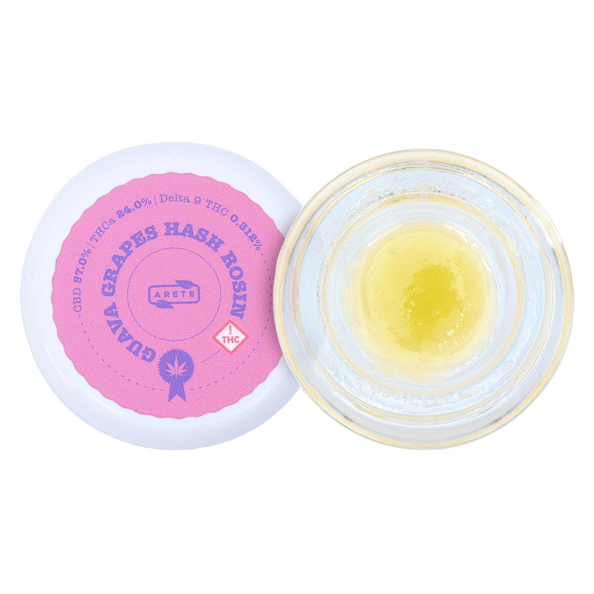 A gallery image for Guava Grapes High THCa Full Melt Hash Rosin Blend