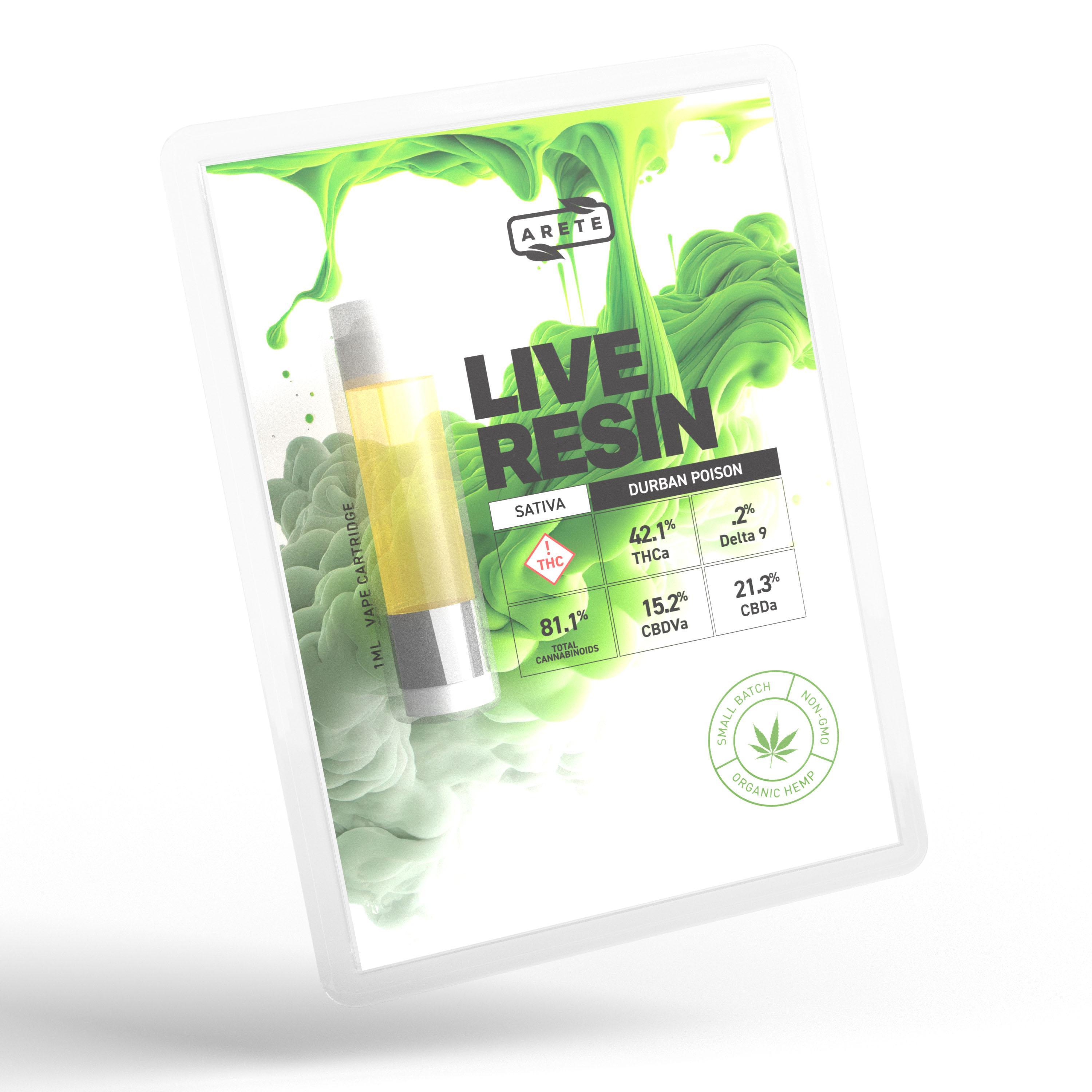 THCa Vape Carts | Live Resin - Arete | Premium Cannabis Products