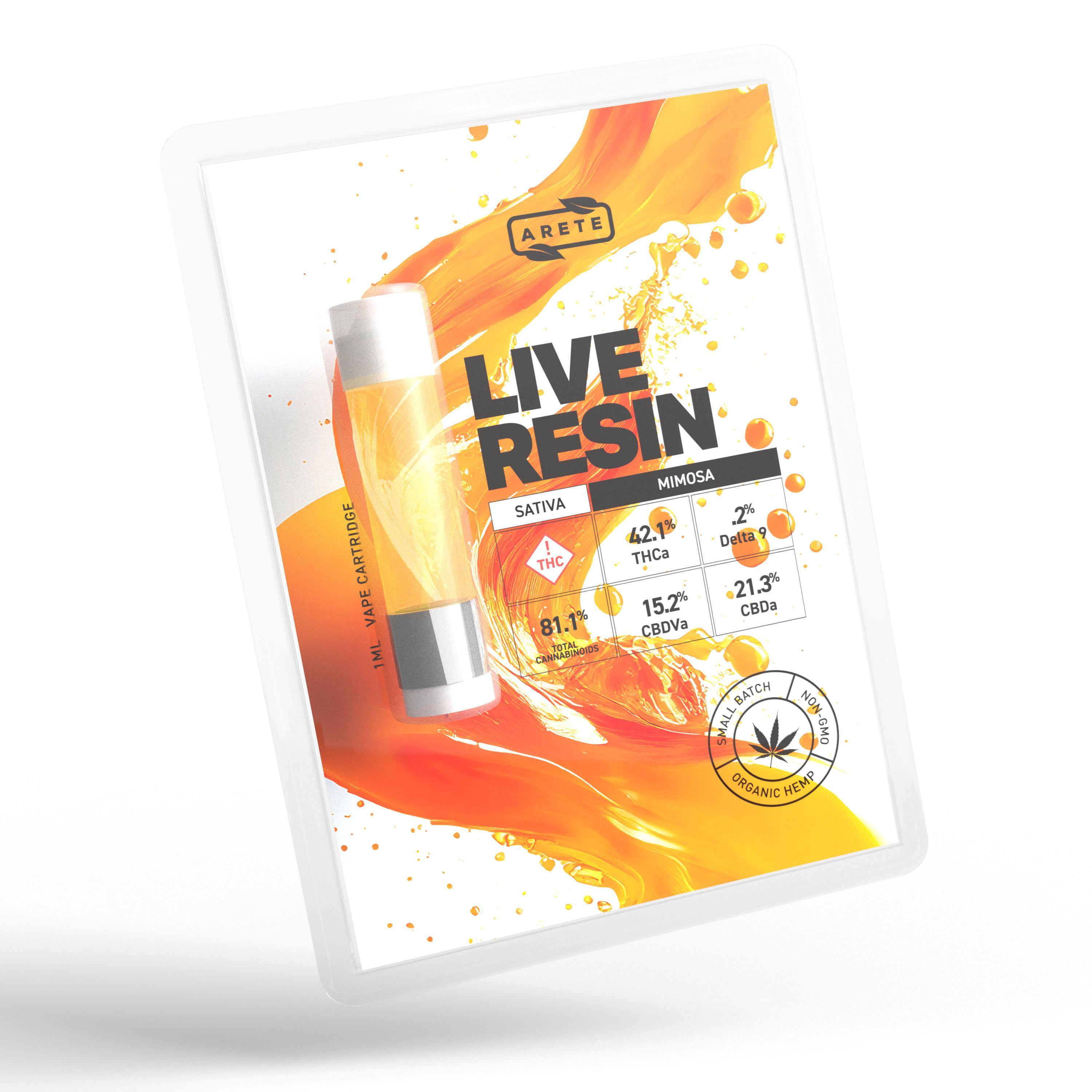 THCa Vape Carts | Live Resin - Arete | Premium Cannabis Products