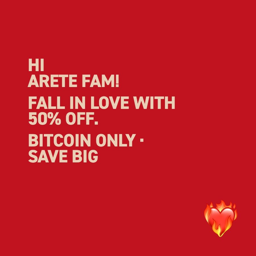 Fall in Love with 50% Off (When You Pay with Bitcoin) Image