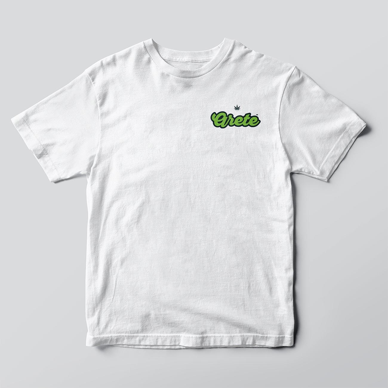 The product image for Arete Logo Tee Shirt - White